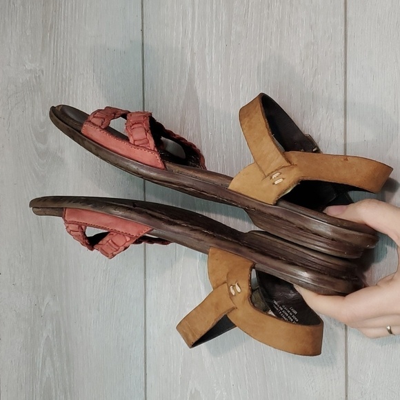 Born Women Leather Ankle Strappy Sandals shoes sz 9 - Picture 7 of 10